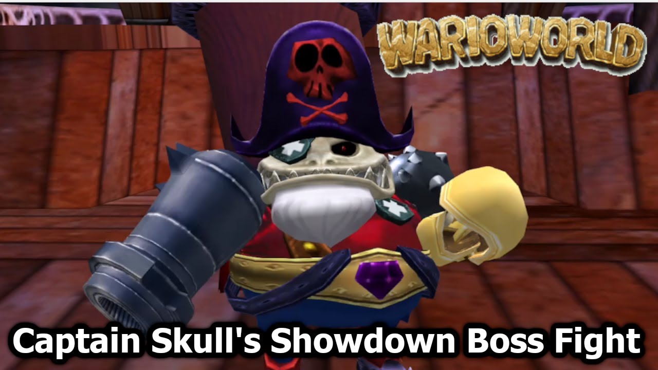 Captain Skull's Showdown Boss Fight - Wario World - YouTube