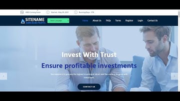 GC UNIQUE HYIP TEMPLATE 299 DESKTOP VIEW