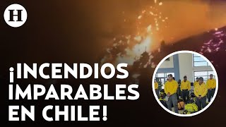 ¡260 incendios forestales activos azotan a Chile! Gobierno de México envía refuerzos para combatirlo