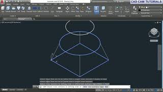 AutoCAD 2018 Tutorial for Beginners   46  HOW TO USE LOFT COMMAND IN AUTOCAD#