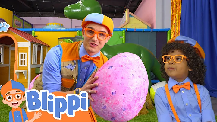 Searching for Dino Eggs: Blippi and Mael’s Fun Play Area Quest! | Educational Videos for Kids