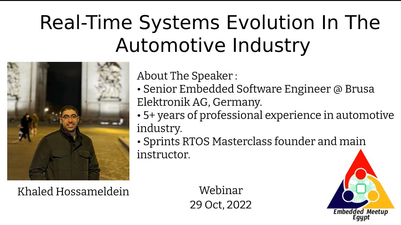 Real-Time Systems Evolution In The Automotive Industry - YouTube