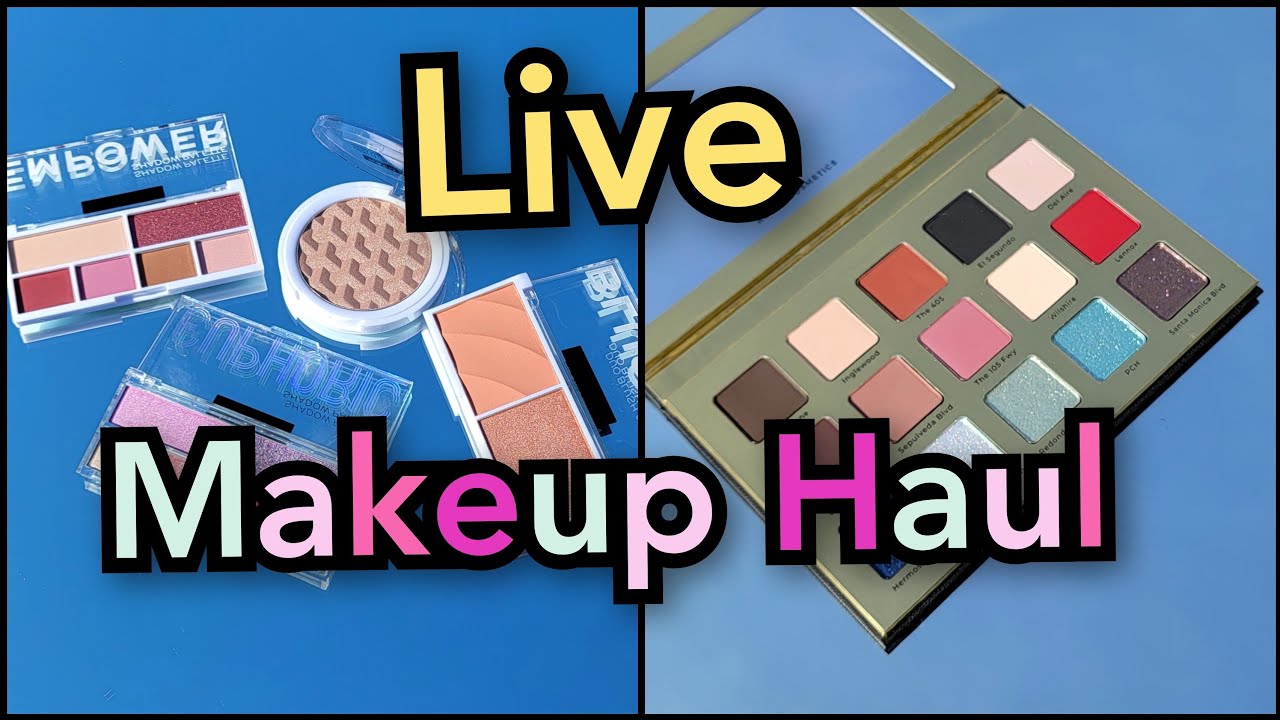 Live: Makeup Haul - Adept Mystery Box, Relove Makeup, L'Oreal Foundation & Hard Candy & Chit Chat