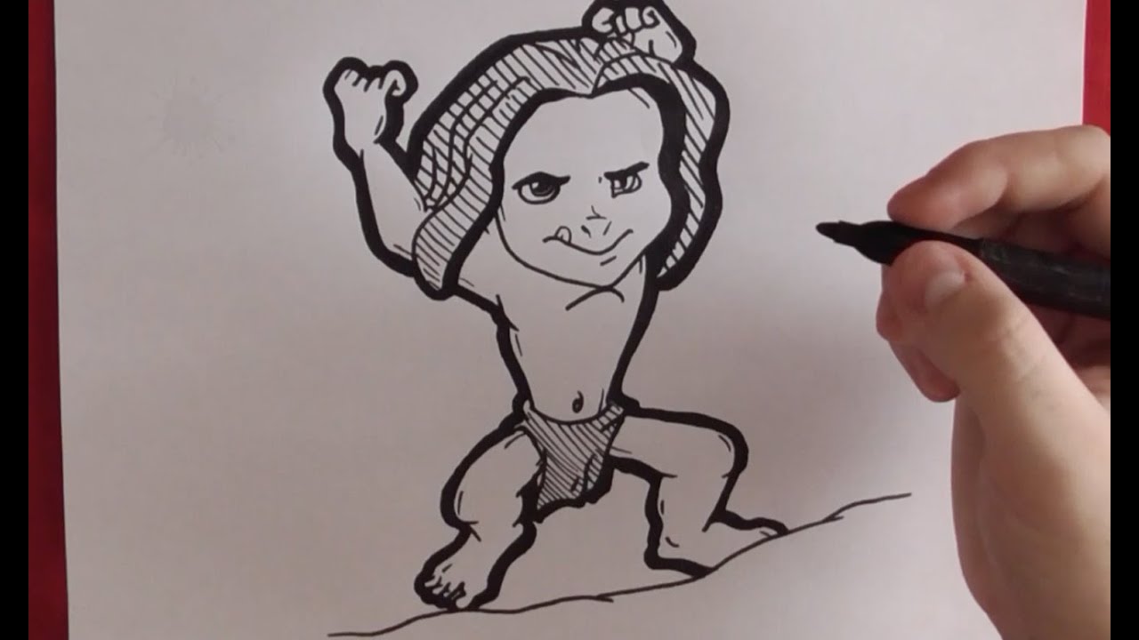 Como Dibujar a Tarzan - How to Draw Tarzan - thptnganamst.edu.vn