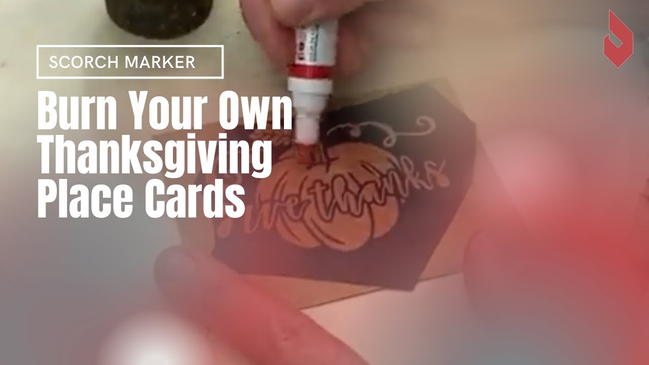 Thanksgiving Place Cards Pumpkin Themed