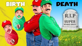 FROM BIRTH TO DEATH SUPER MARIO BROS IN REAL LIFE | FUNNY & CRAZY SITUATIONS BY CRAFTY HACKS PLUS