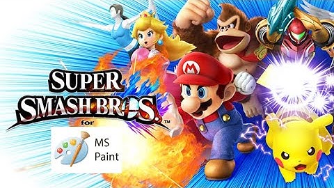 Super Smash Bros. - For MS Paint