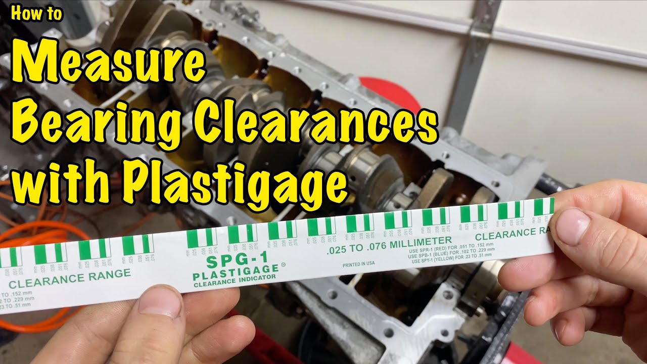 How to Measure Engine Clearances using Plastigage 
