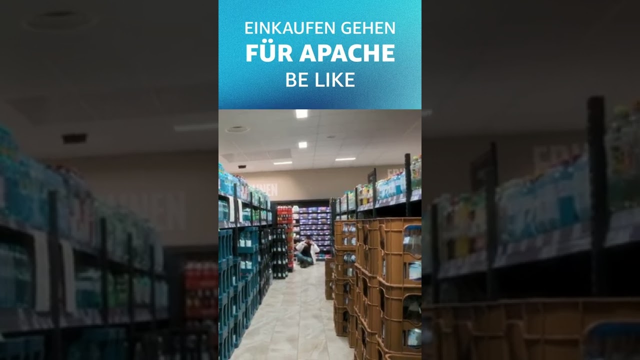 Warum Apache nicht mehr alleine einkaufen gehen kann 