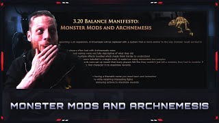 [PATH OF EXILE | 3.20] – BALANCE MANIFESTO: MONSTER MODS AND ARCHNEMESIS!