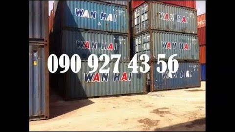 GIÁ THÙNG CONTAINER 20FEET CHỈ TỪ 18.000.000Đ