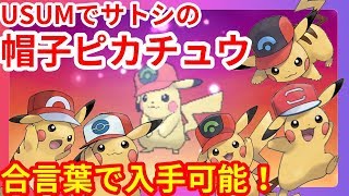 5種の帽子ピカチュウが入手可能に！【ポケモンウルトラサンムーン】