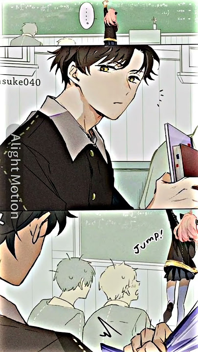 Anya & Damian Comic Fanart Edit #anyaforger #damianya #damian #spyxfamily #forgerfamily #anya #anime