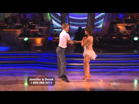 Jennifer Grey and Derek Hough Dancing with the sta...