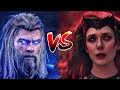 Thor vs Scarlet Witch Wanda Marvel Future Fight Gameplay 