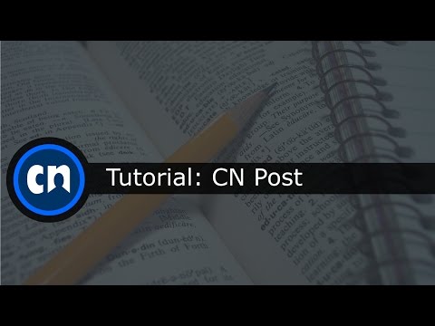 CN Post Tutorial (version1)