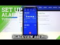 How to Set Up Alarm Clock in BLACKVIEW A60 Pro – Alarm Setting