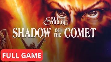 Call of Cthulhu Shadow of the Comet (1993) | PC FULL GAME WALKTHROUGH LONGPLAY