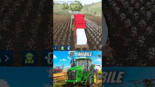FS23 Mobile Realistic Cotton Harvesting 🔥 #farming #shorts #viral