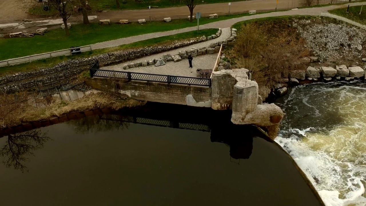 DJI Spark Penmans Dam Park Paris Ontario