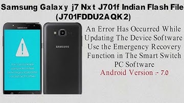 Samsung Galaxy J7 Nxt J701f Indian Flash File
