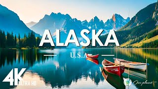 Аляска в 4K UHD - живописный релаксационный фильм с успокаивающей музыкой - 4K Видео Ultra HD