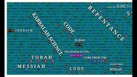 AMAZING  BIBLE CODE  FROM THE BOOK - "END OF DAYS  IN  BIBLE  CODE"