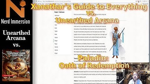 Unearthed Arcana vs Xanathar