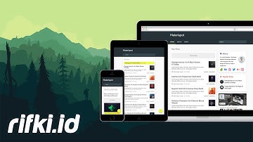 Materispot, Material Design Blogspot Template