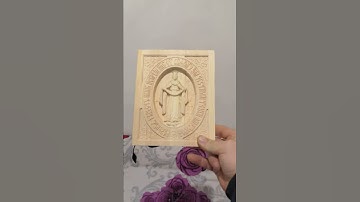 CNC 3018 Pro, обработка иконы...