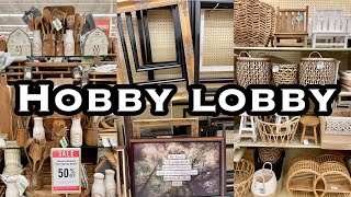 HOBBY LOBBY SPRING DECOR 2023 50% - 75%  • OFF SHOP WITH ME