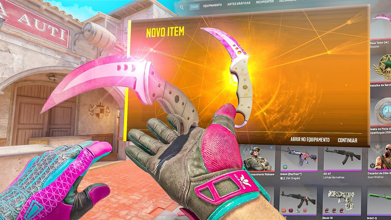 você acredita em destino? Ele precisava de grana e DROPOU a SKIN que eu precisava (negociei com fã)