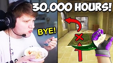 S1MPLE LEAVES CSGO FOR A WHILE... 30K HOURS MOVEMENT LOOKS LIKE THIS! CSGO Twitch Clips