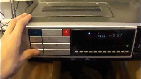 Quasar Toploading VHS VCR