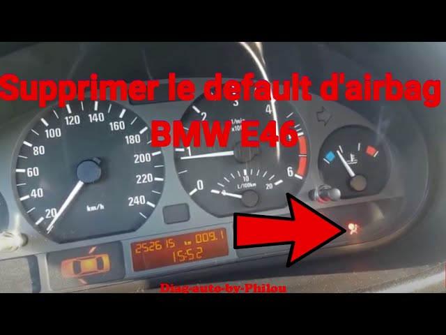 Supprimer le default d'airbag BMW E46 avec un simulateur d ...