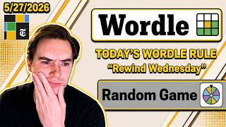 "Rewind Wednesday" | Wordle | Connections | (5/27/26)