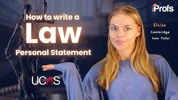 HOW TO WRITE A LAW PERSONAL STATEMENT