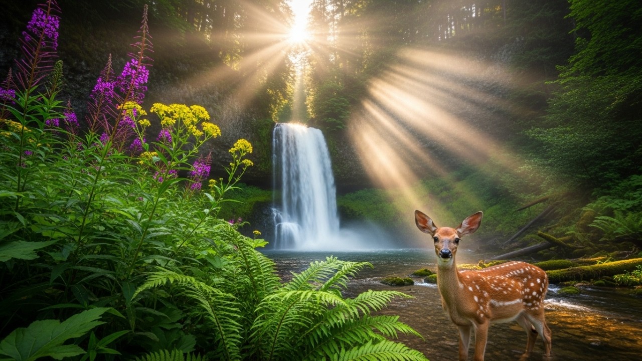 Healing Music for Inner Peace 🌿 Calming Music & Nature Sounds for Morning Calm #MorningMeditation