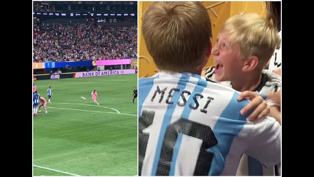 Fans celebrate Leo Messi's great goal in Club World Cup (Inter Miami vs. FC Porto)