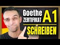 Goethe Zertifikat A1 SCHREIBEN | How to pass the written part. | German A1 Goethe Exam