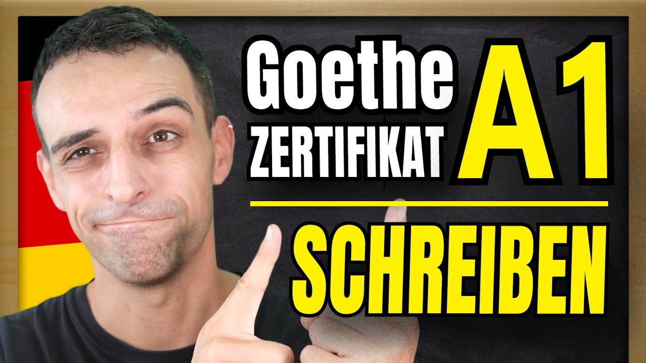 New Goethe Zertifikat A1 SCHREIBEN | How to pass the written part. | German A1 Goethe Exam