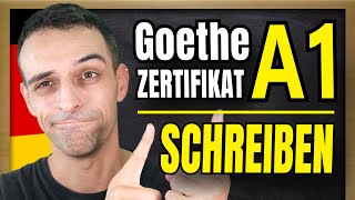 Goethe Zertifikat A1 SCHREIBEN | How to pass the written part. | German A1 Goethe Exam