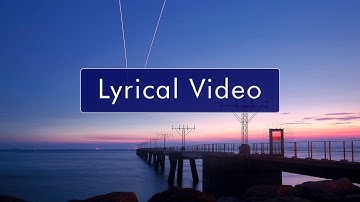 How to create lyrical music video in premiere pro