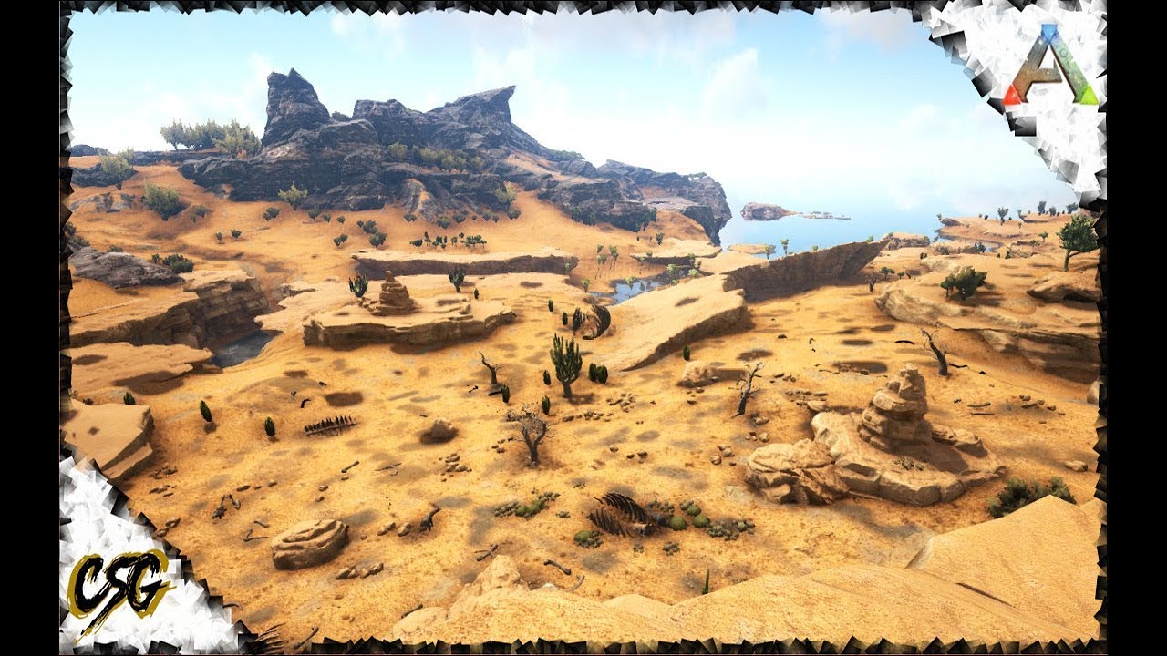 Ark Survival Evolved New Desert Biome Update S1 E53 Ragnarok Map Youtube