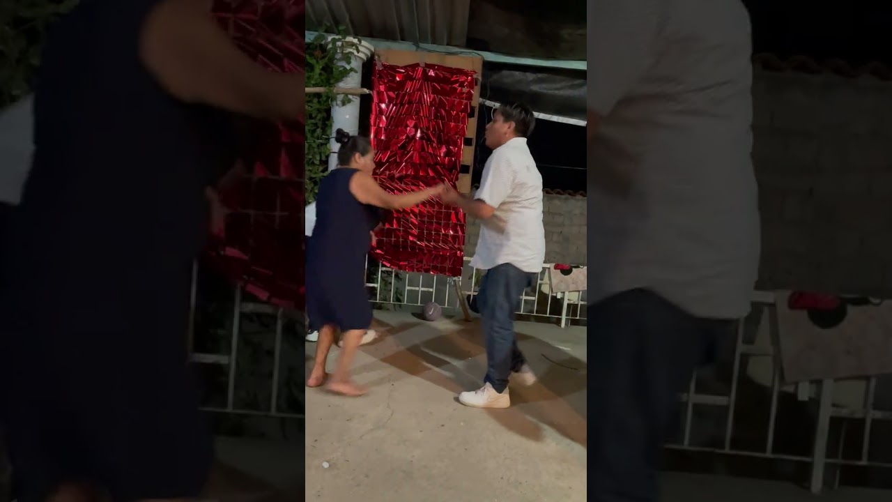 Mi hijo y mi esposa en el aniversario de bodas