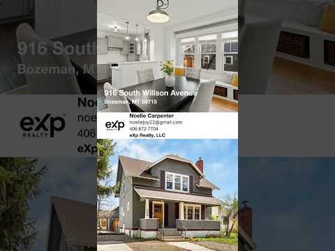 916 South Willson Avenue, Bozeman, MT home video tour
