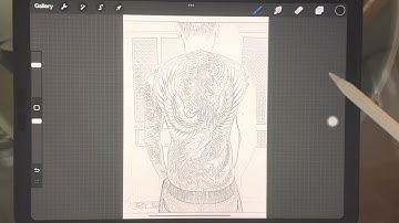 Cách Lấy nét hình xăm siêu đỉnh Procreate . Super sharp tatool