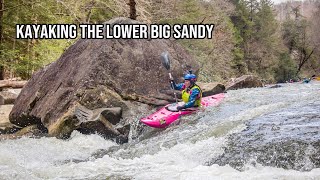 WHITEWATER KAYAKING THE LOWER BIG SANDY