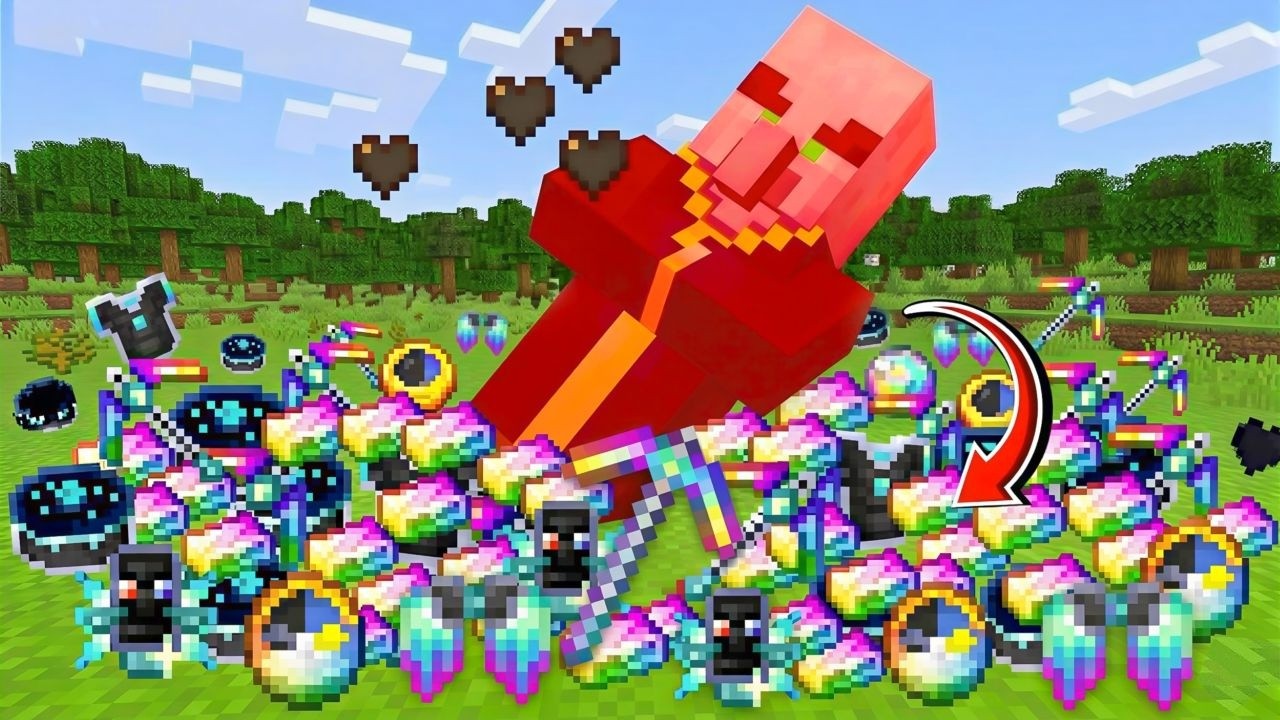 Minecraft, But MOBS Drop AVARITA Items..