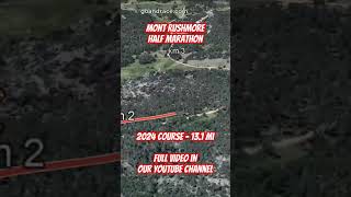 Mount Rushmore Half Marathon 2024: fly over the half-marathon course!